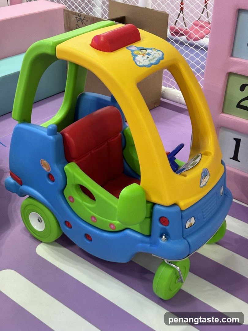 Children's Play Area Toy Car