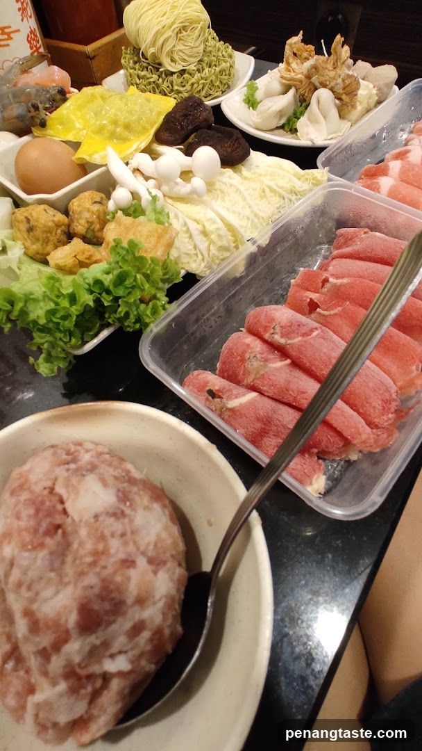 Hot Pot Ingredients Display