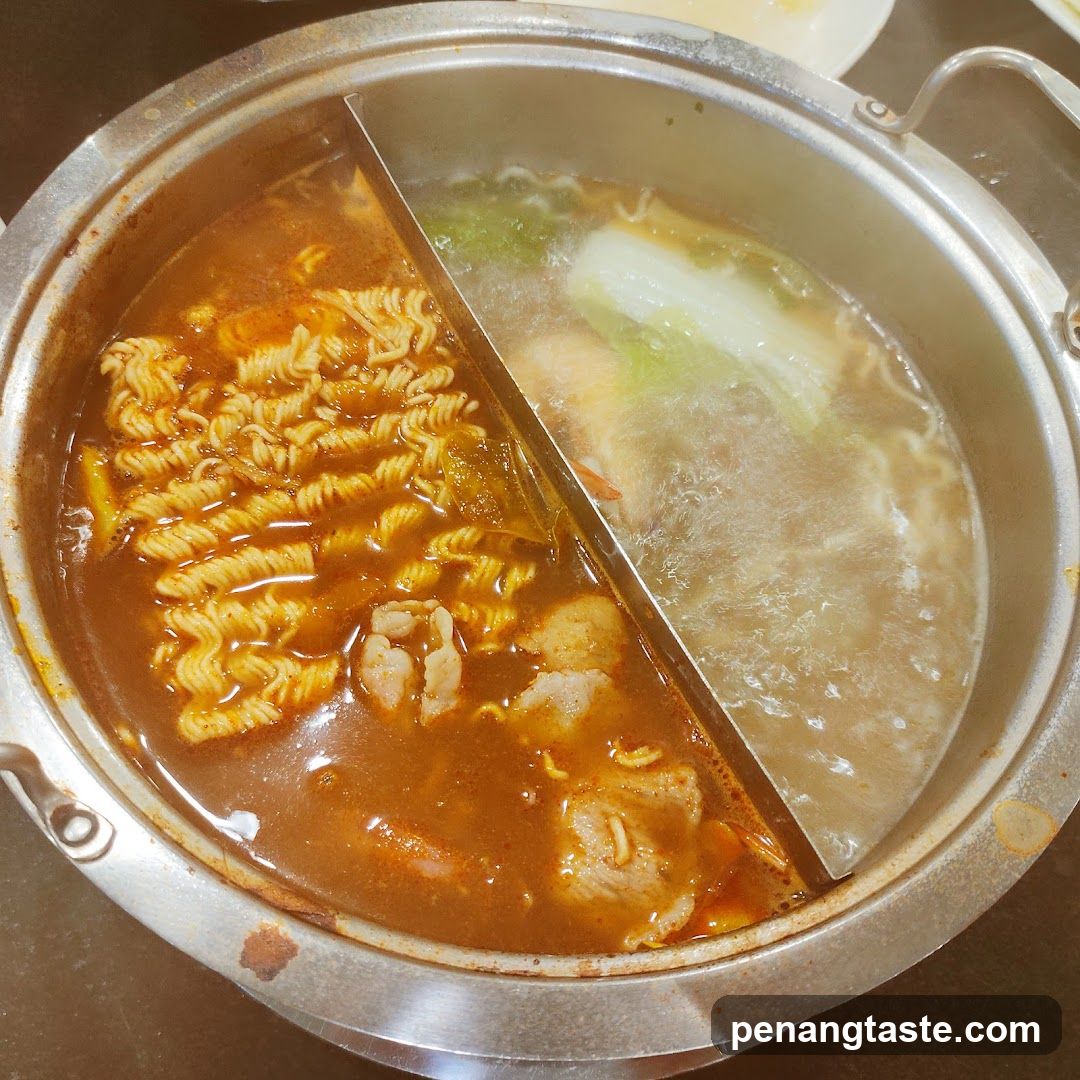 Hot Pot with Two Types of Broth