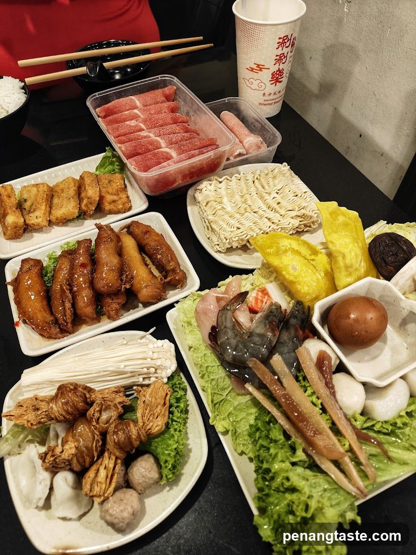 Table of Hot Pot Ingredients