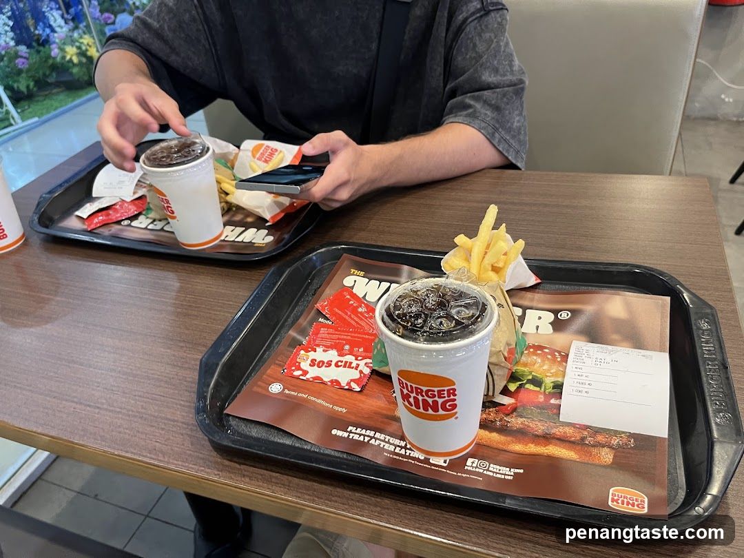 Burger King Interior Dining Area