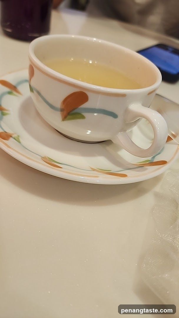 Teacup on saucer