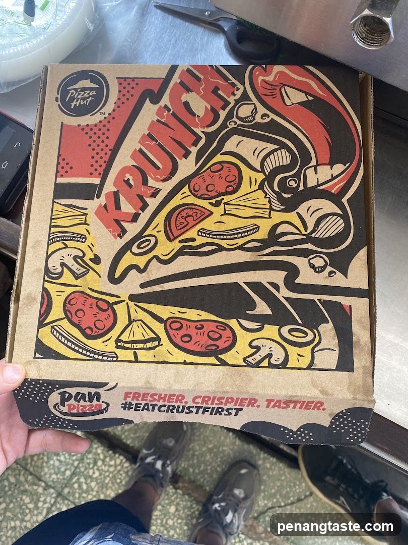 Pizza Hut Pan Pizza Box