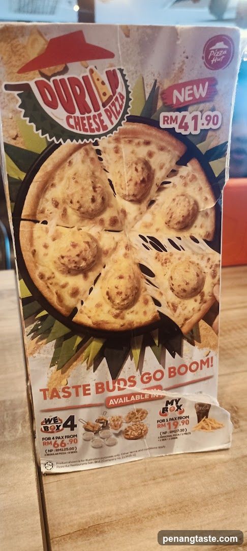 Pizza Hut Durian Cheese Pizza Advertisement