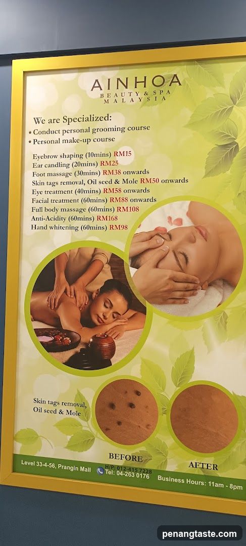 Ainhoa Beauty & Spa Malaysia advertisement