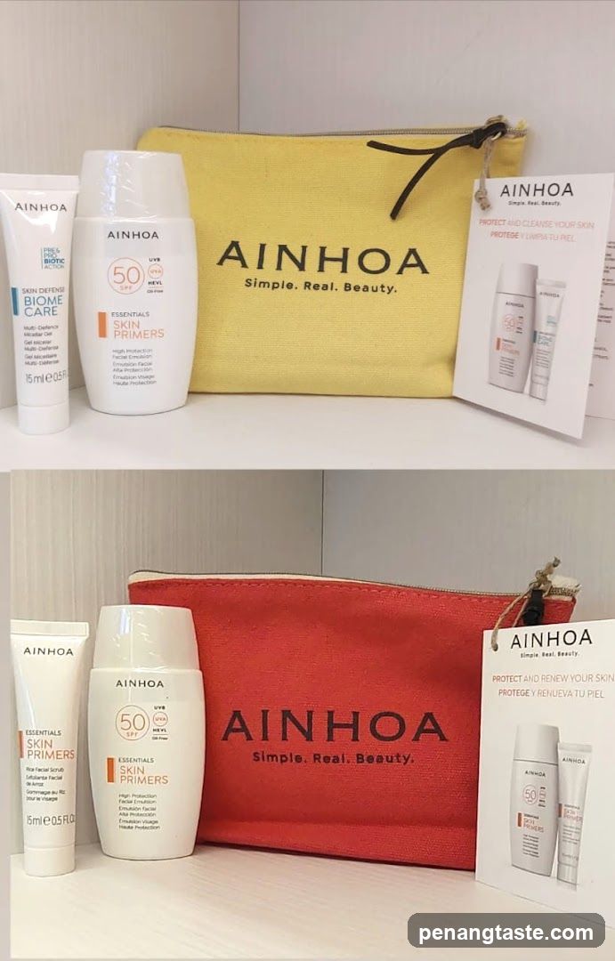 AINHOA Beauty Product Set Display