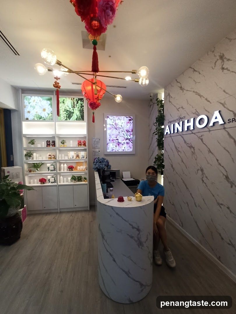 Interior of AINHOA SPA