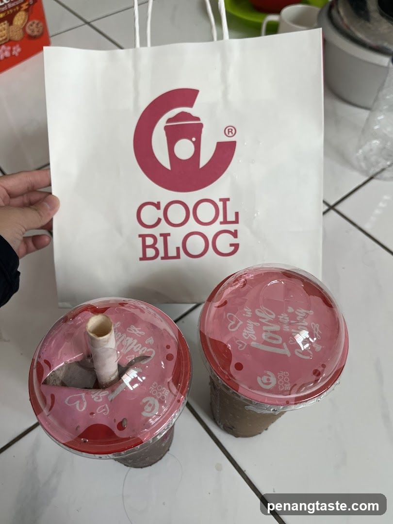 Cool Blog branded merchandise and beverages