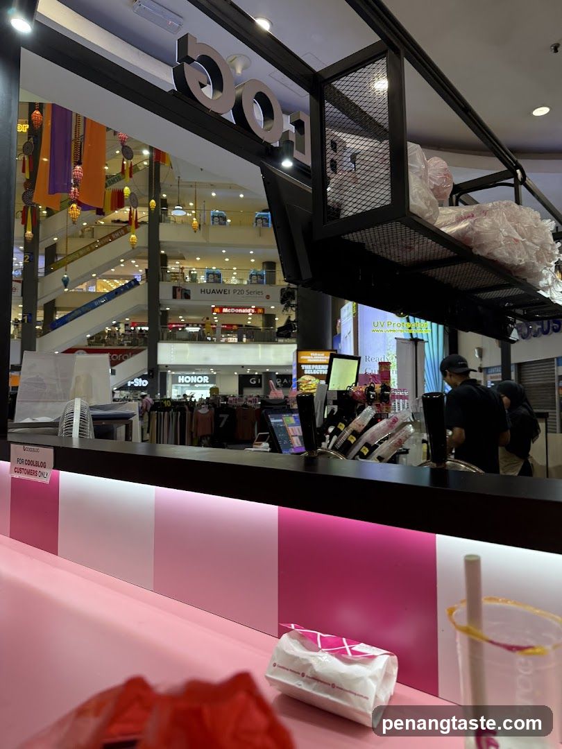 Interior View of Multi-Level Mall