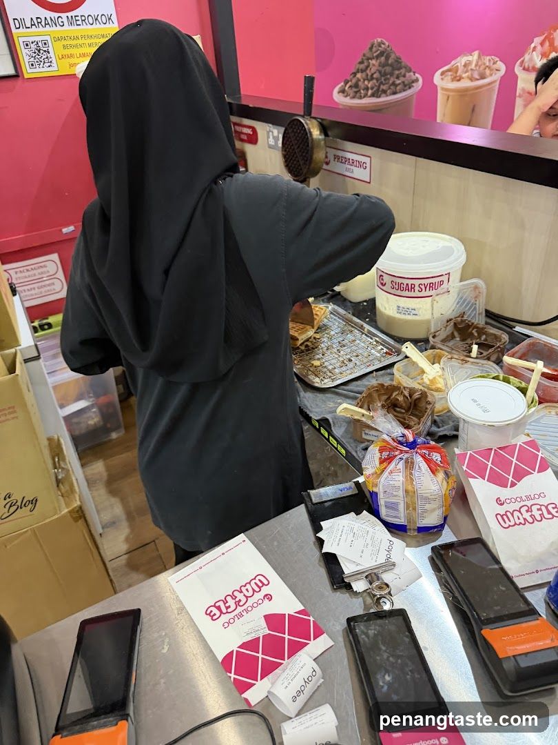 Waffle Shop Interior
