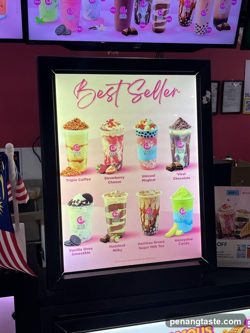 Best Seller Menu Display