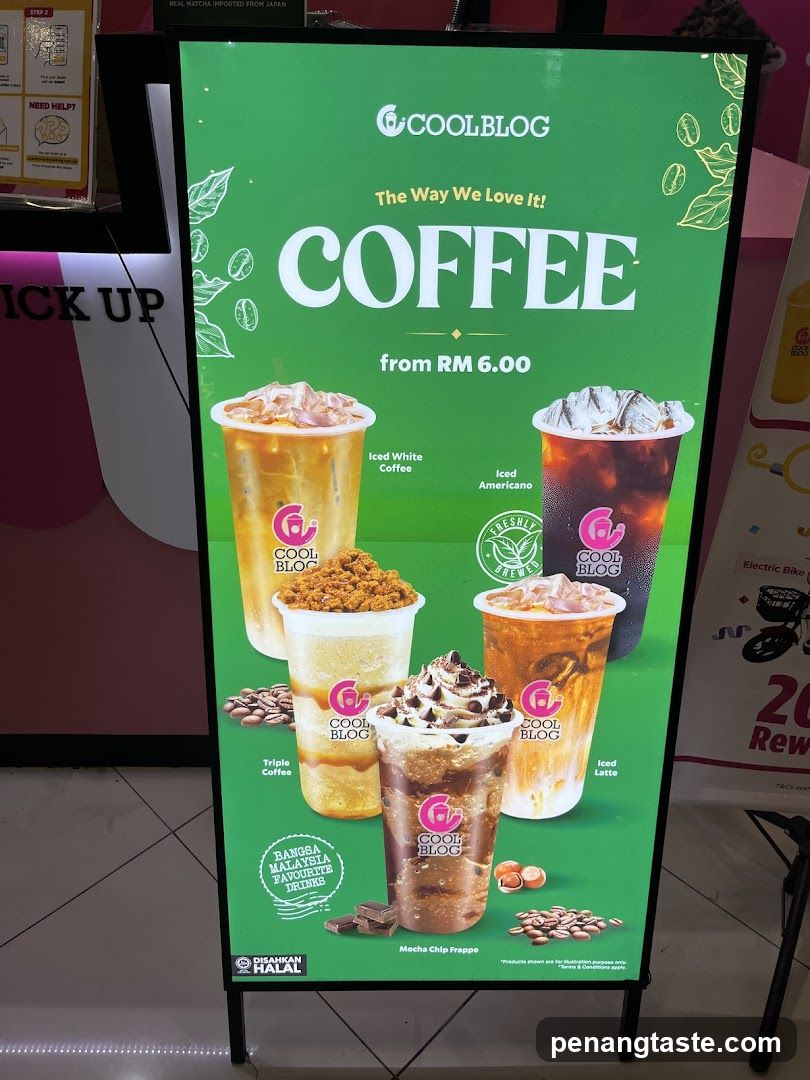 Coolblog Coffee Menu Board