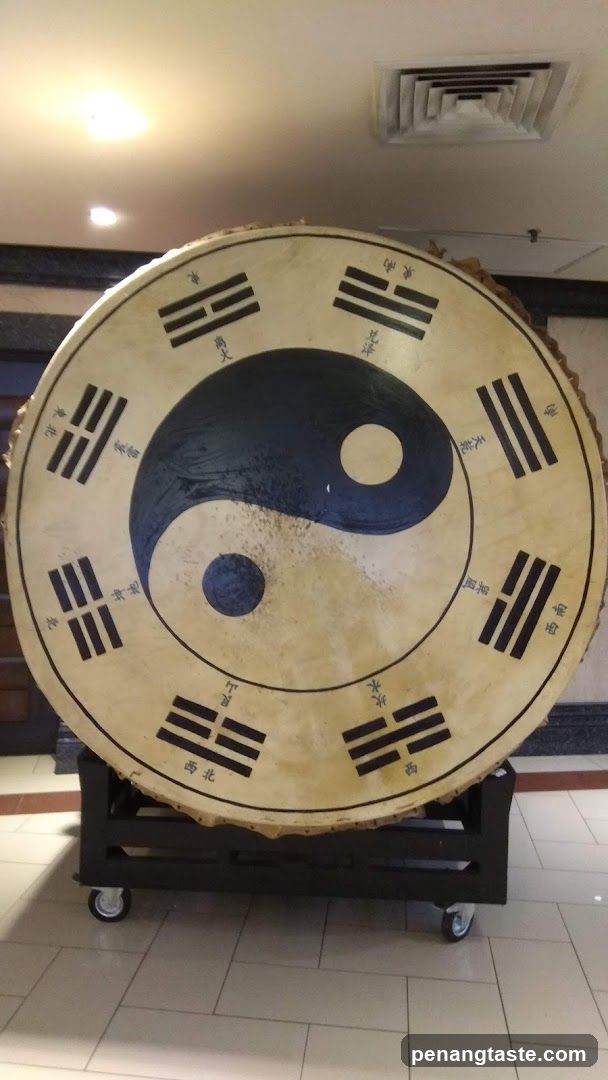 Taoist Symbol Drum Display