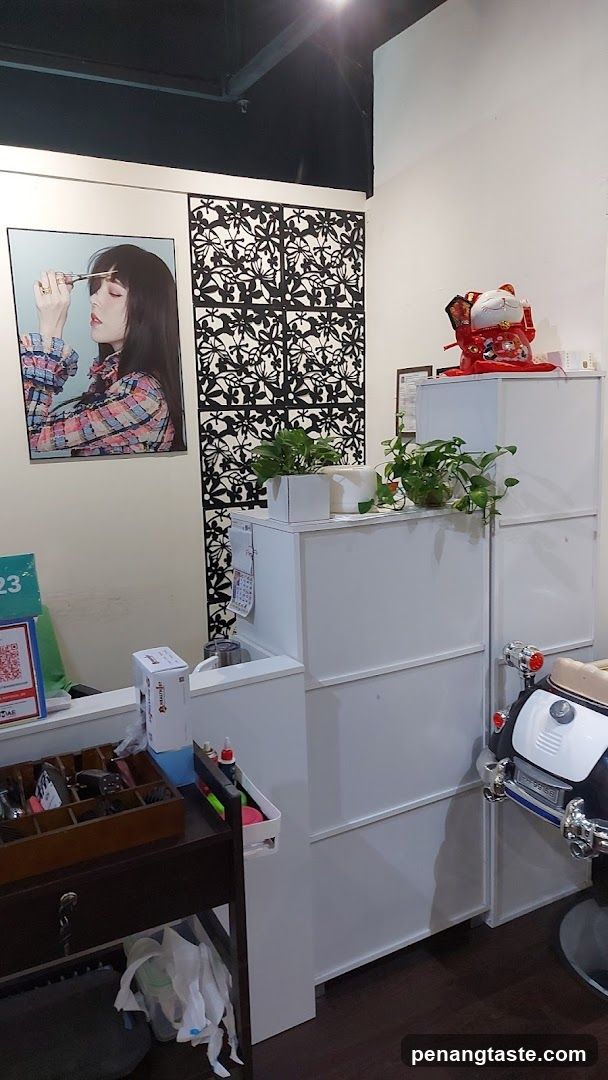 Interior of a beauty or salon space