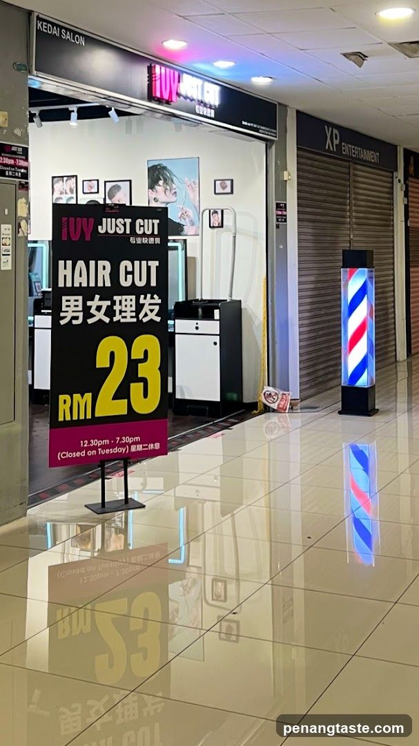 Haircut Salon Entrance