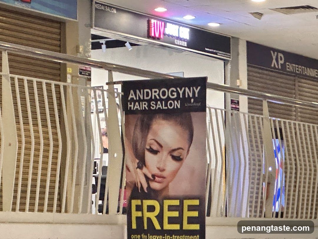 Androgyny Hair Salon Advertisement