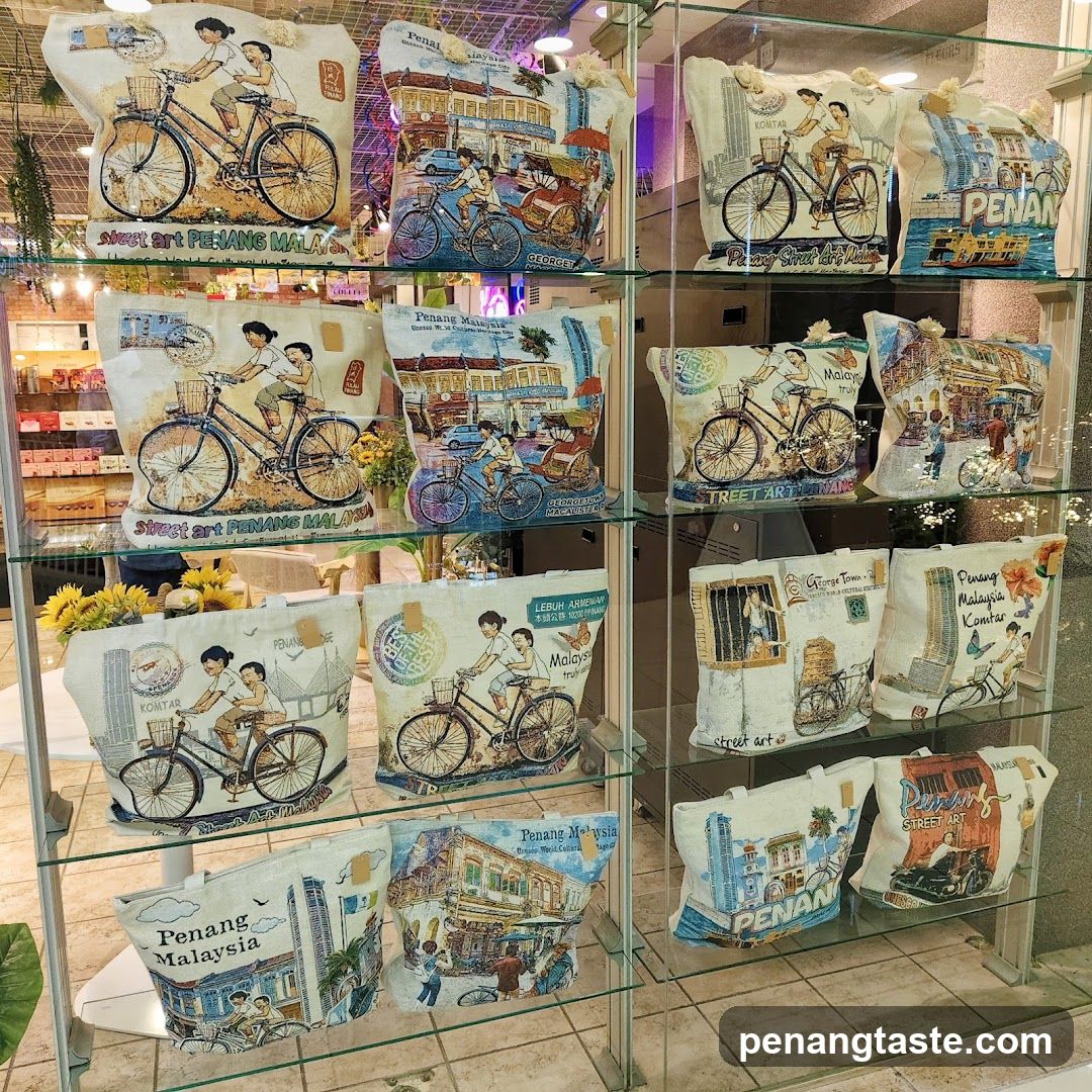 Penang Street Art Merchandise Display