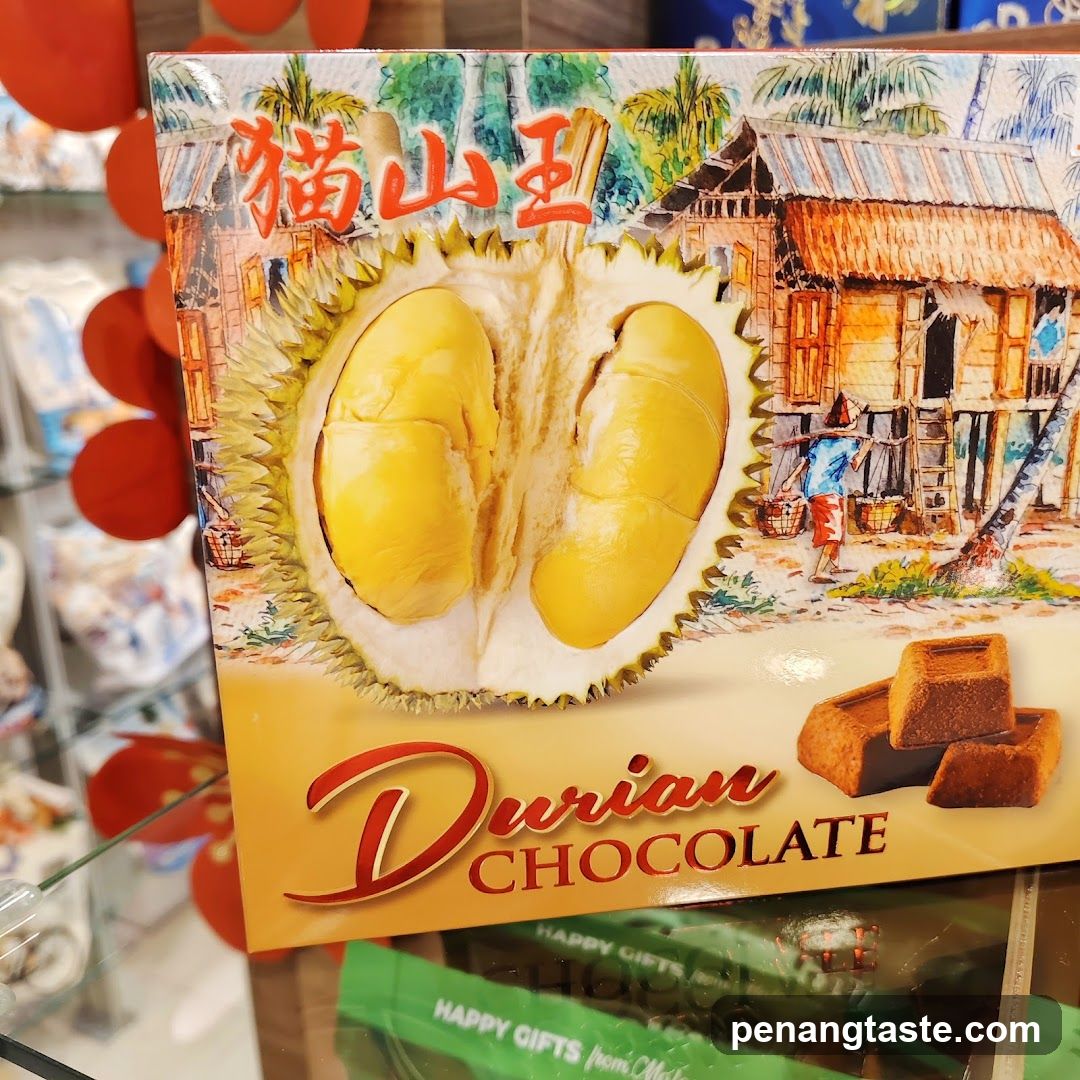 Durian Chocolate Product Packaging