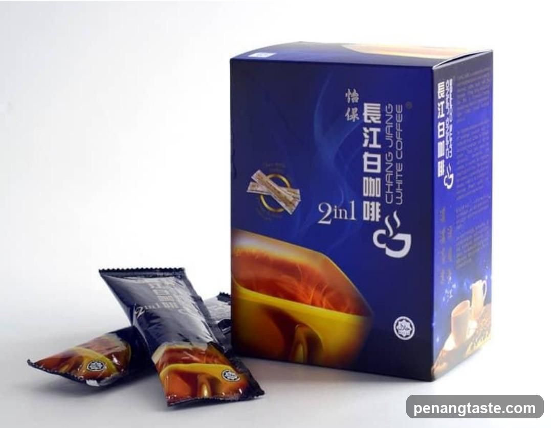 Chang Jiang White Coffee Product Packaging