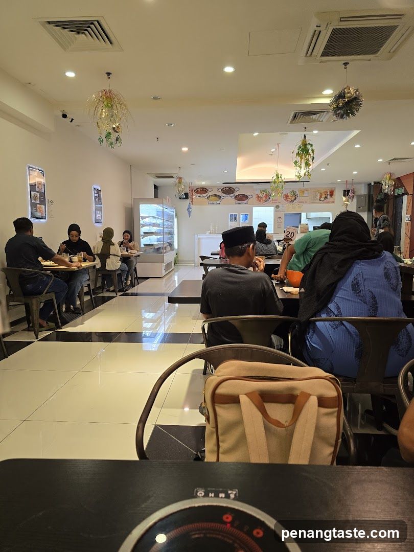 Interior of a dining establishment