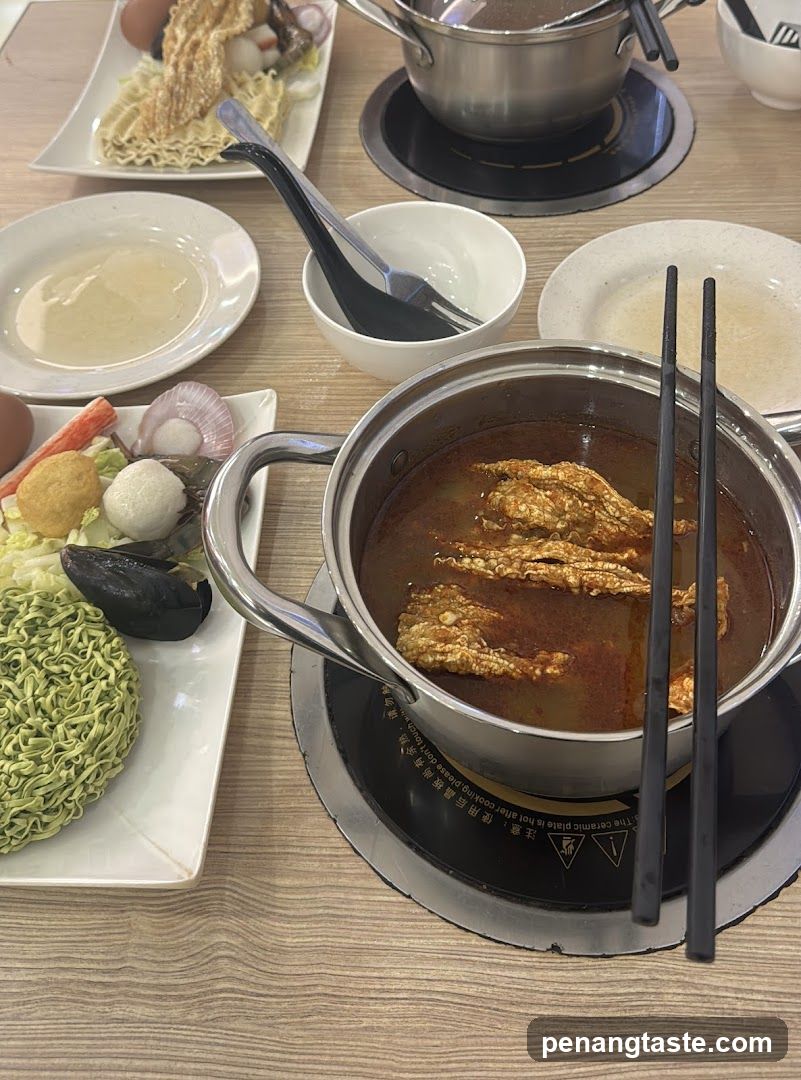 Hot Pot Dining Setup