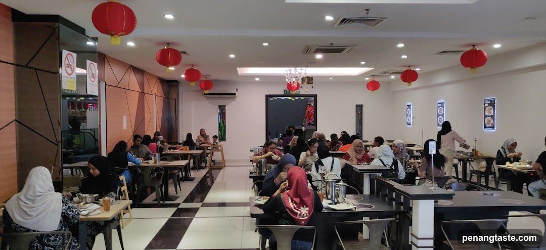 Restaurant Interior with Customers