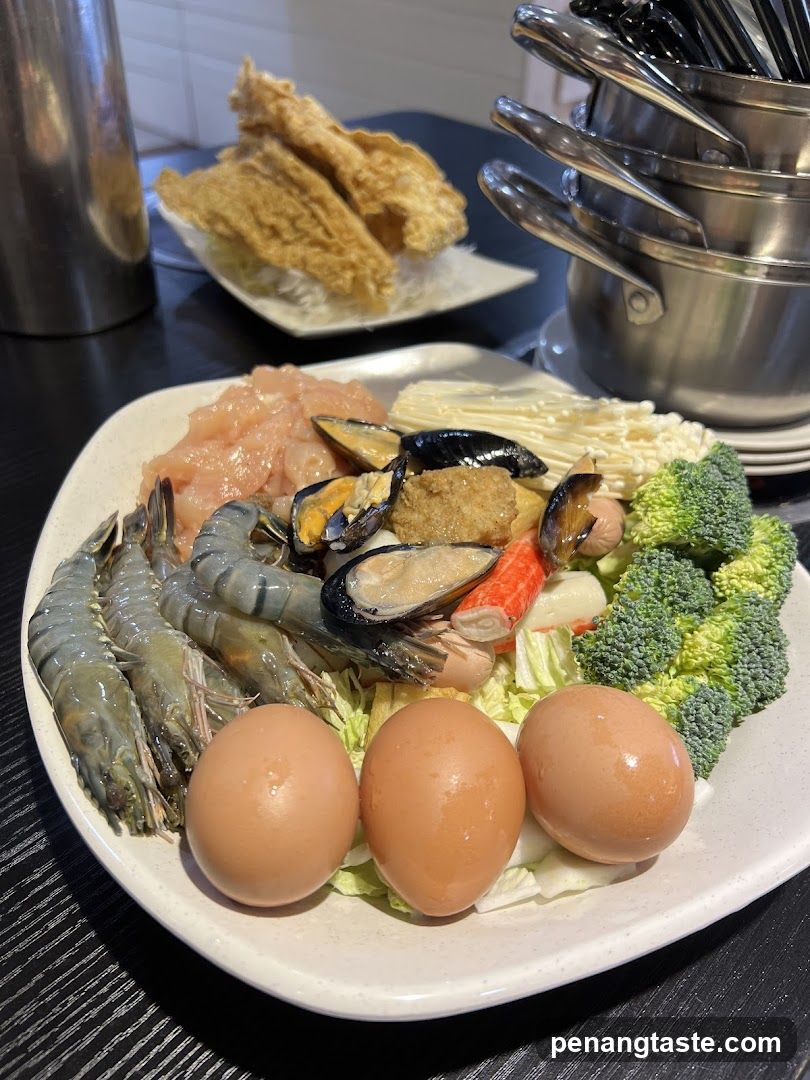 Hot Pot Ingredients Plate