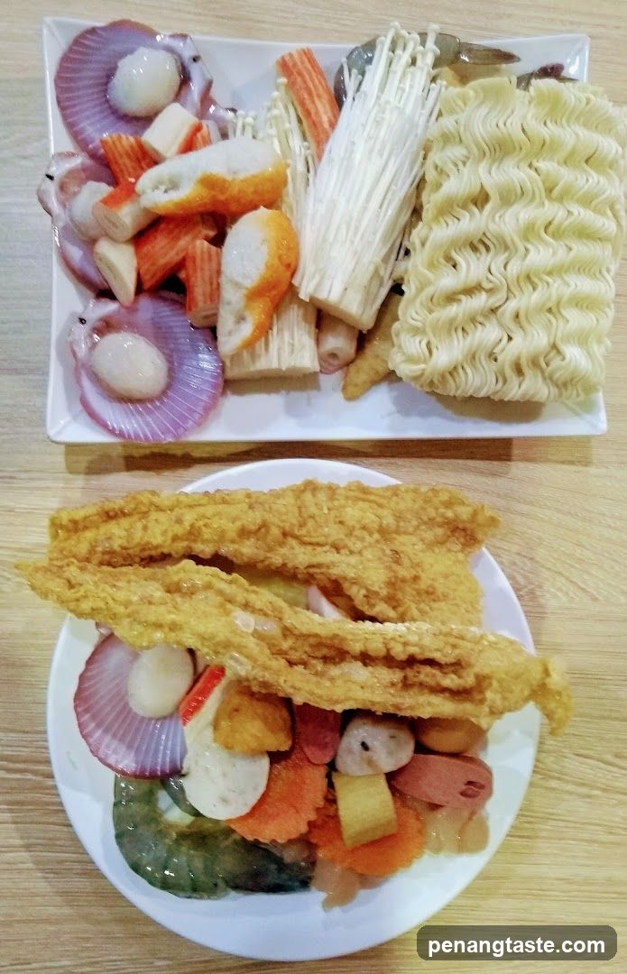 Food Display on Table