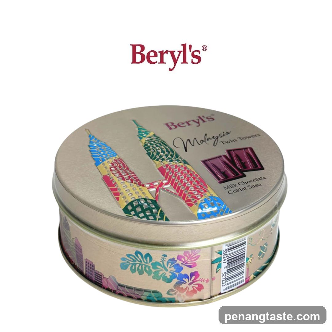 Beryl's Malaysia Twin Towers Milk Chocolate Tin