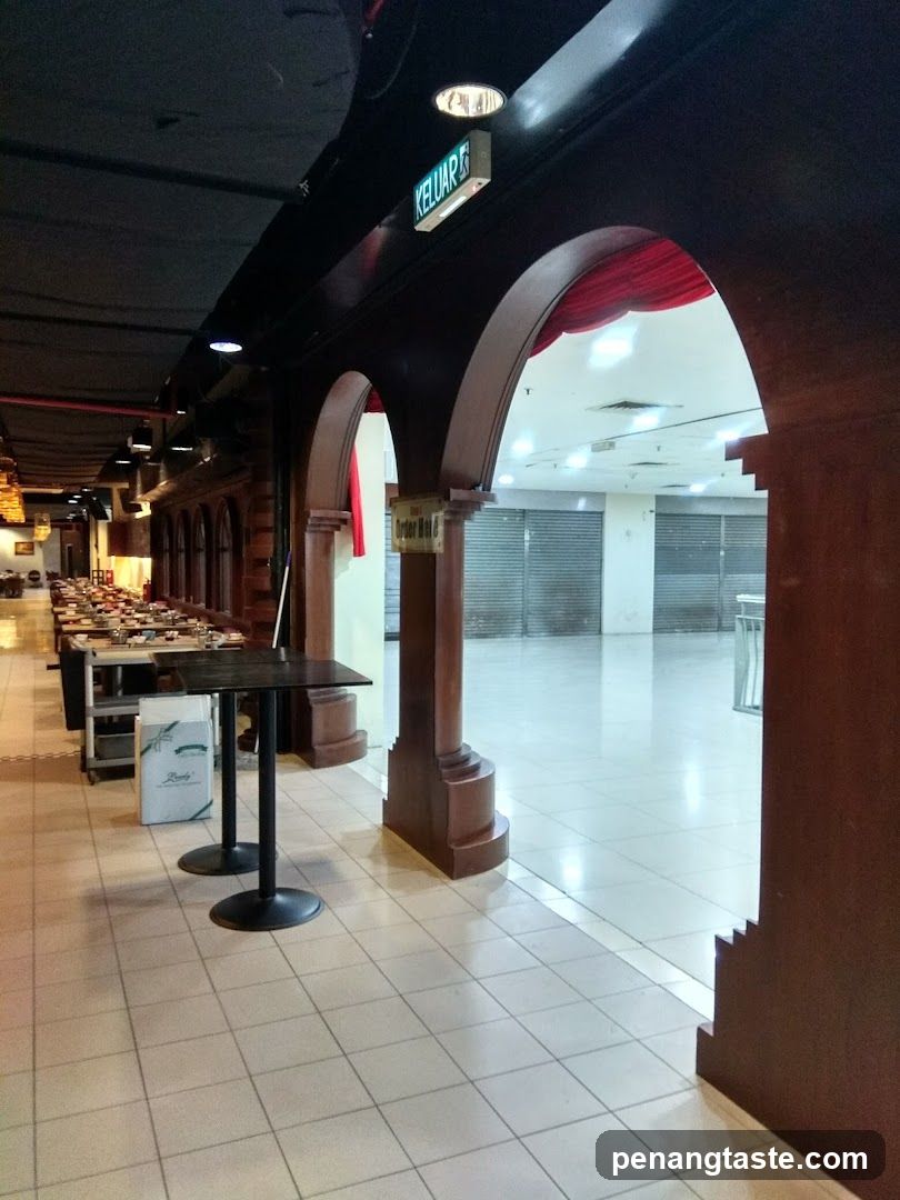Interior hallway of a commercial building