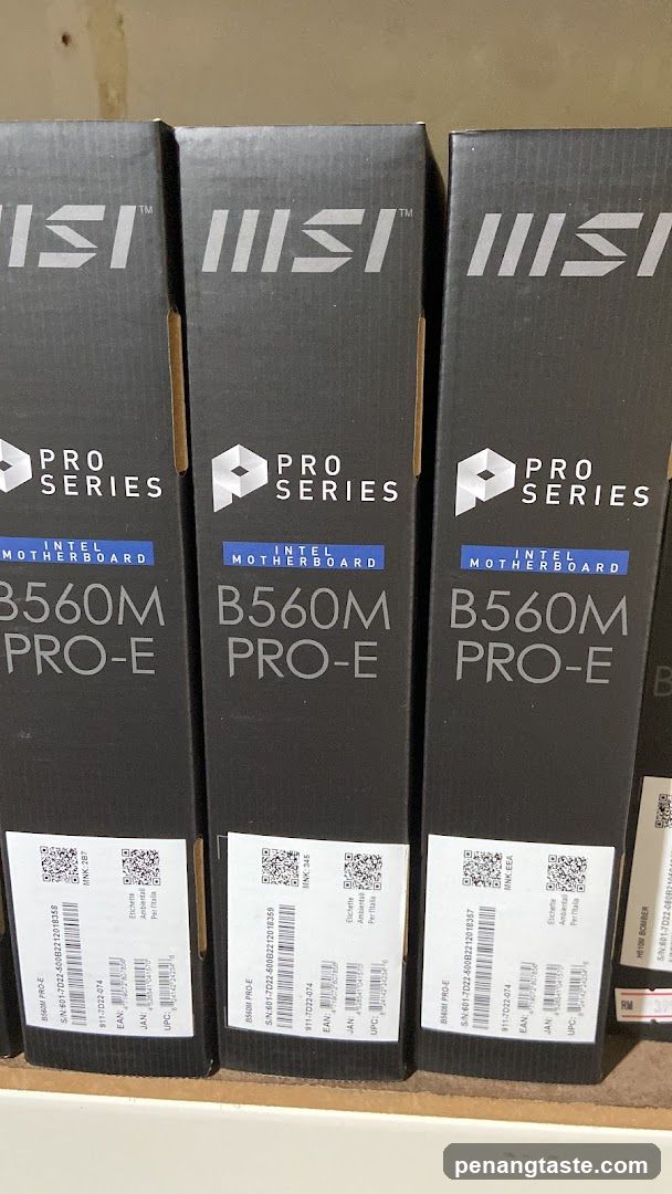 MSI B560M PRO-E Motherboard Boxes