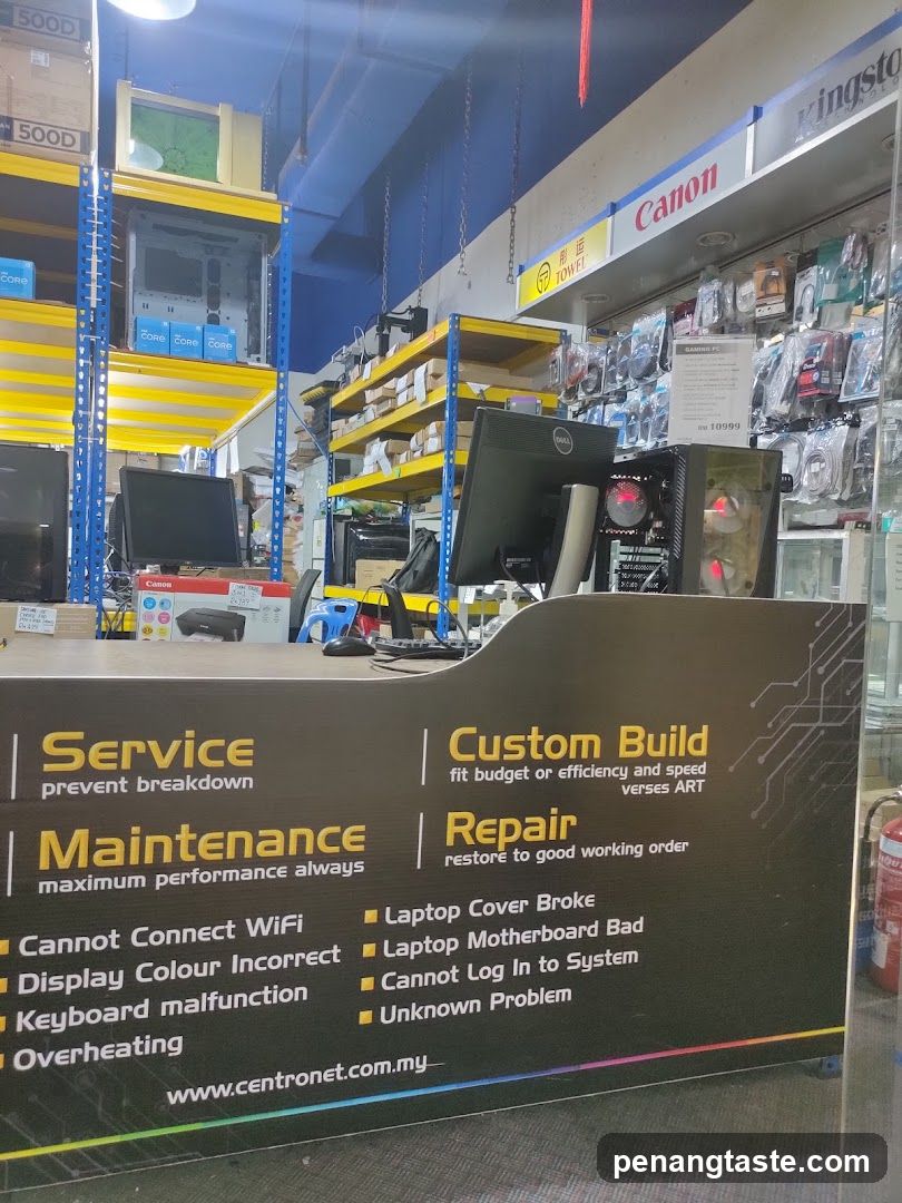 Computer Shop Interior