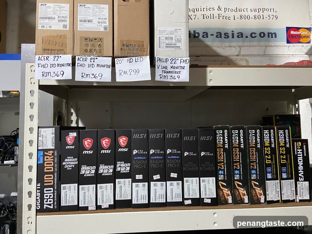 Store Interior Shelf Display