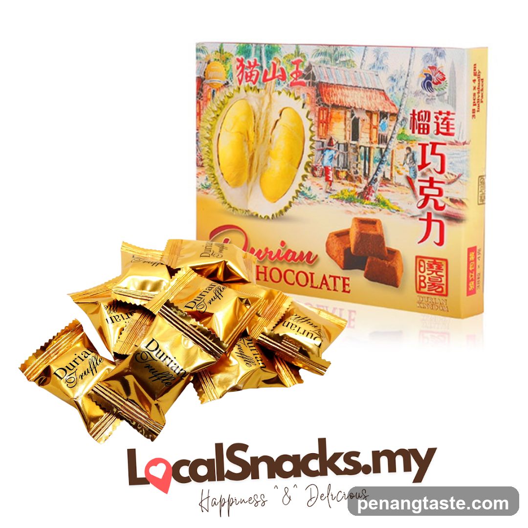Durian Chocolate Product Display
