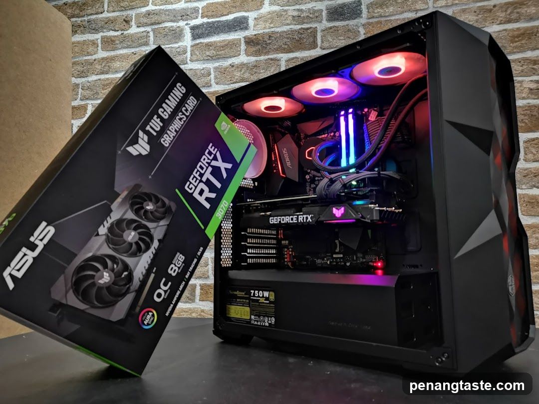 ASUS TUF Gaming GeForce RTX 3070 Graphics Card Unboxing