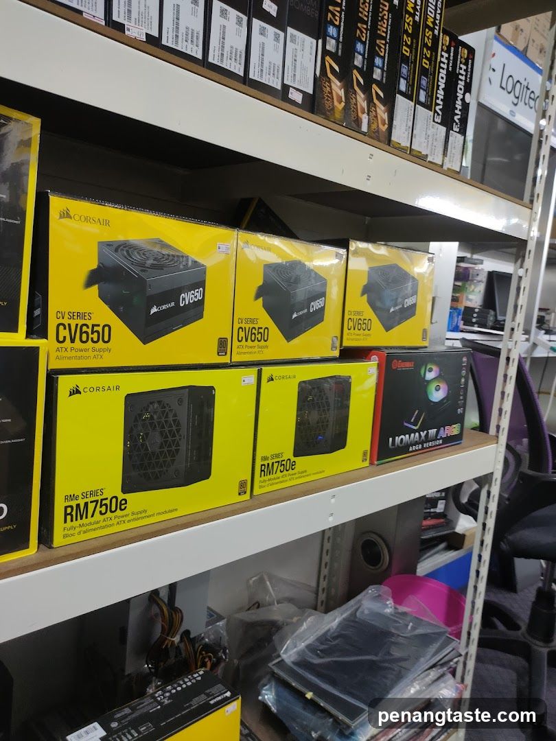 Computer Components Store Interior