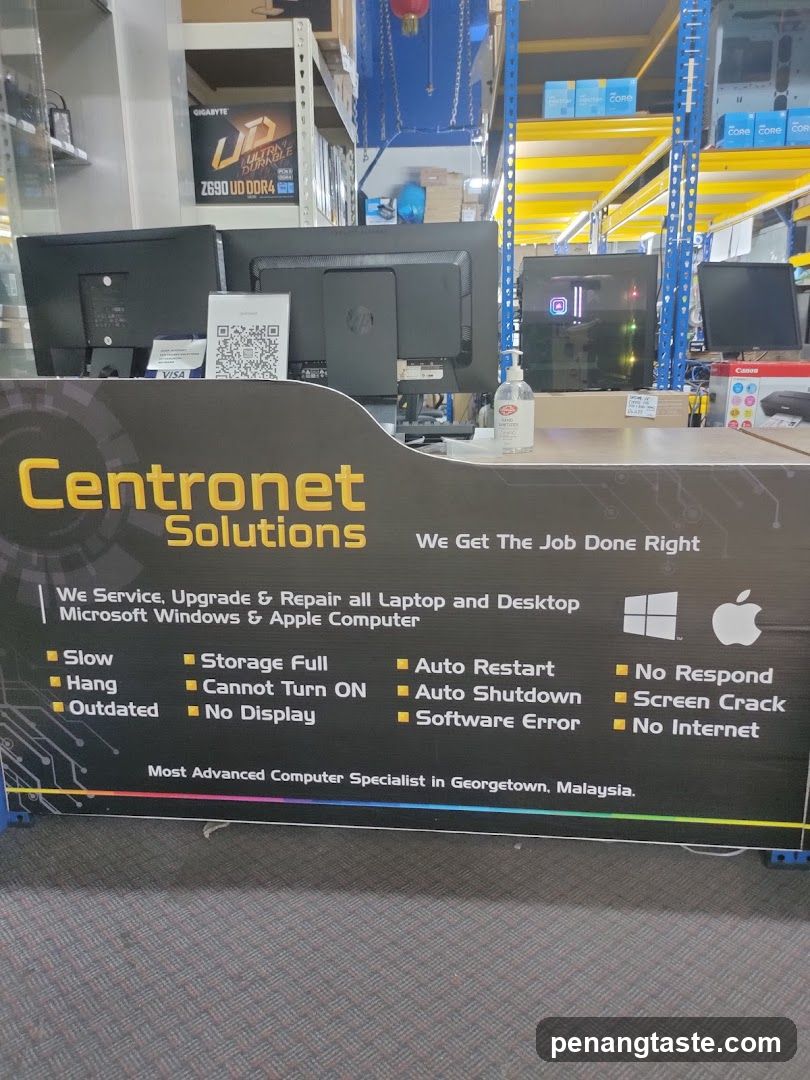 Centronet Solutions Service Counter