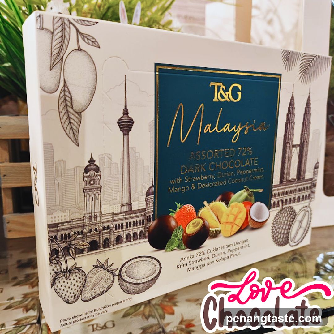 T&G Malaysia Assorted 72% Dark Chocolate Box