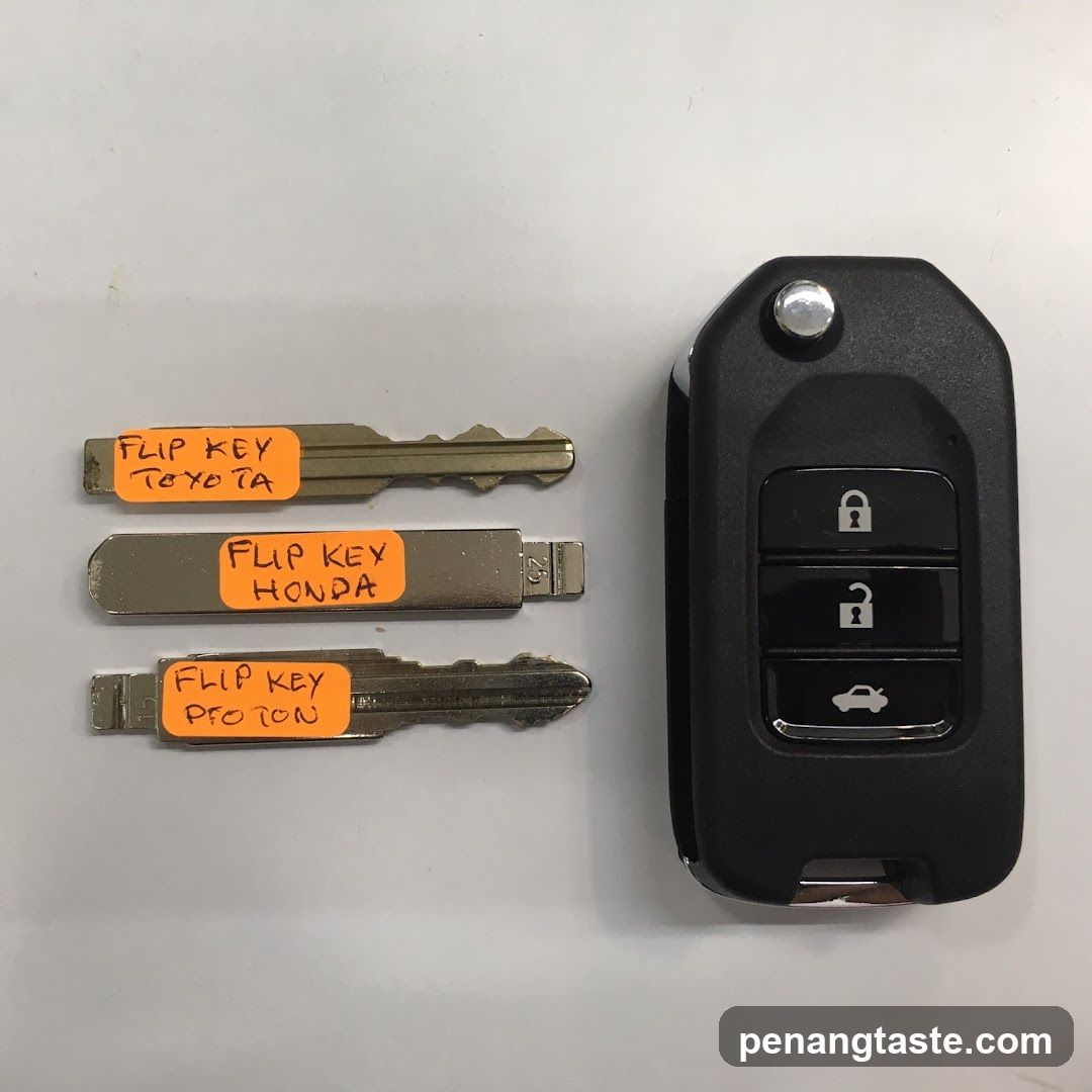 Car Key Flip Keys Display