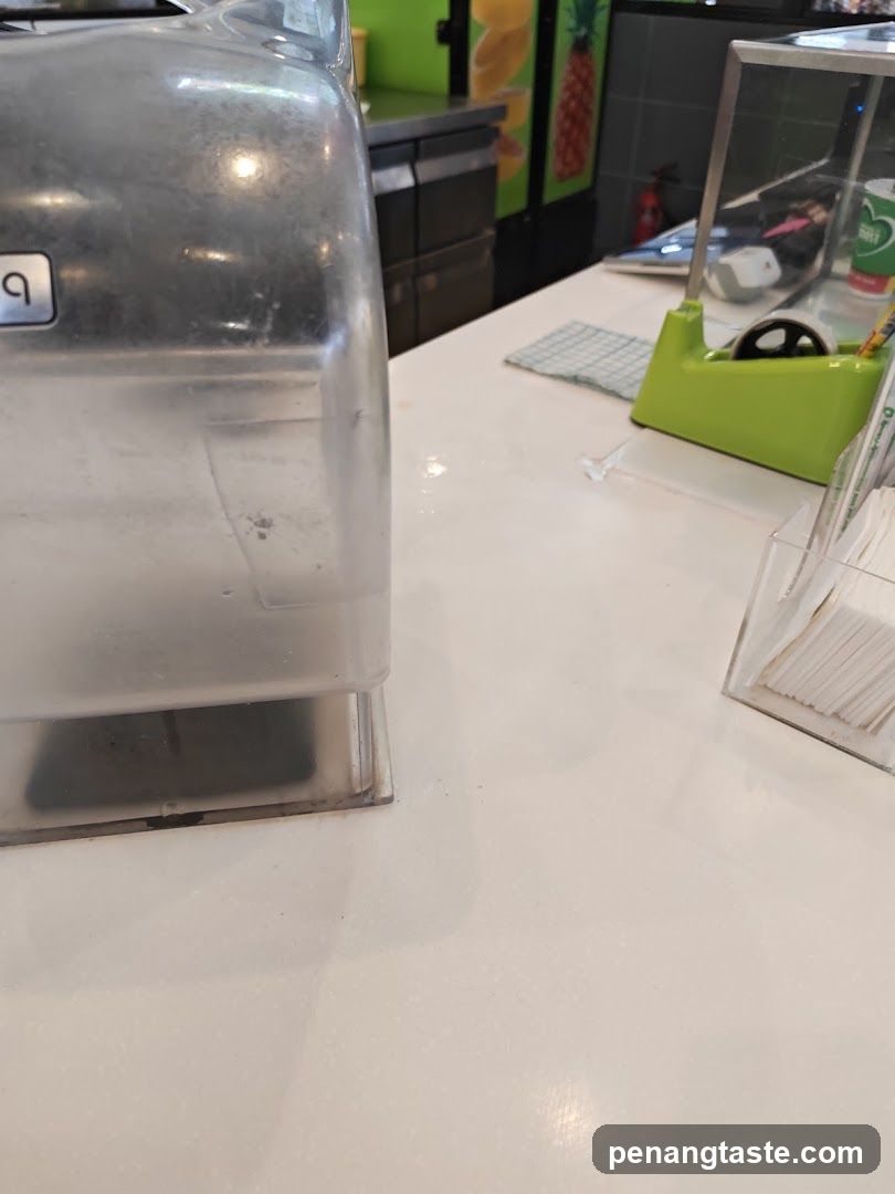 Countertop with Dispenser and Tape Dispenser