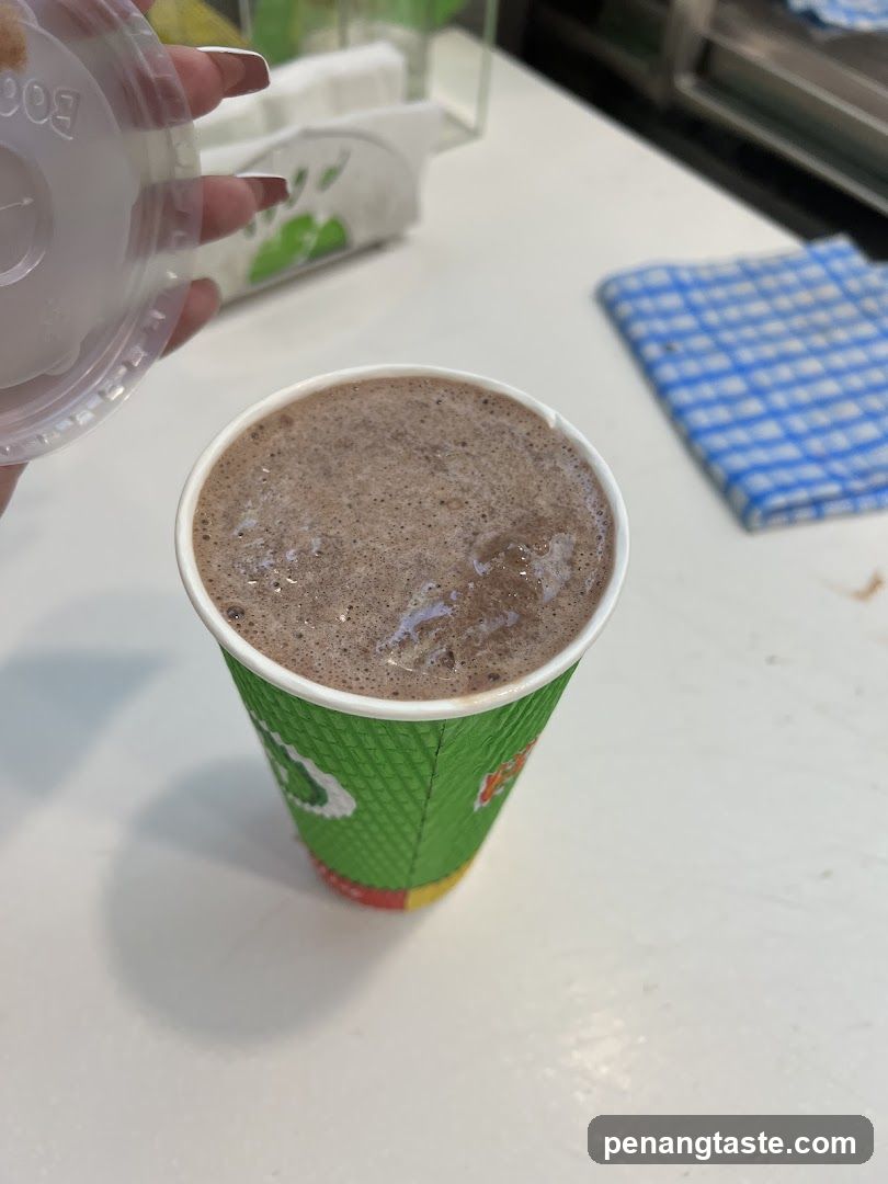 Hot Chocolate in a Branded Cup