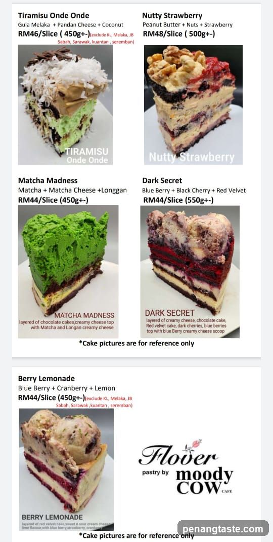 Dessert Menu