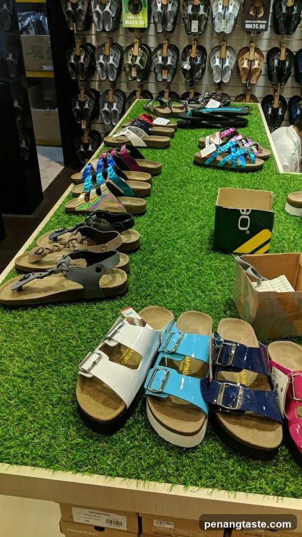 Sandals Display