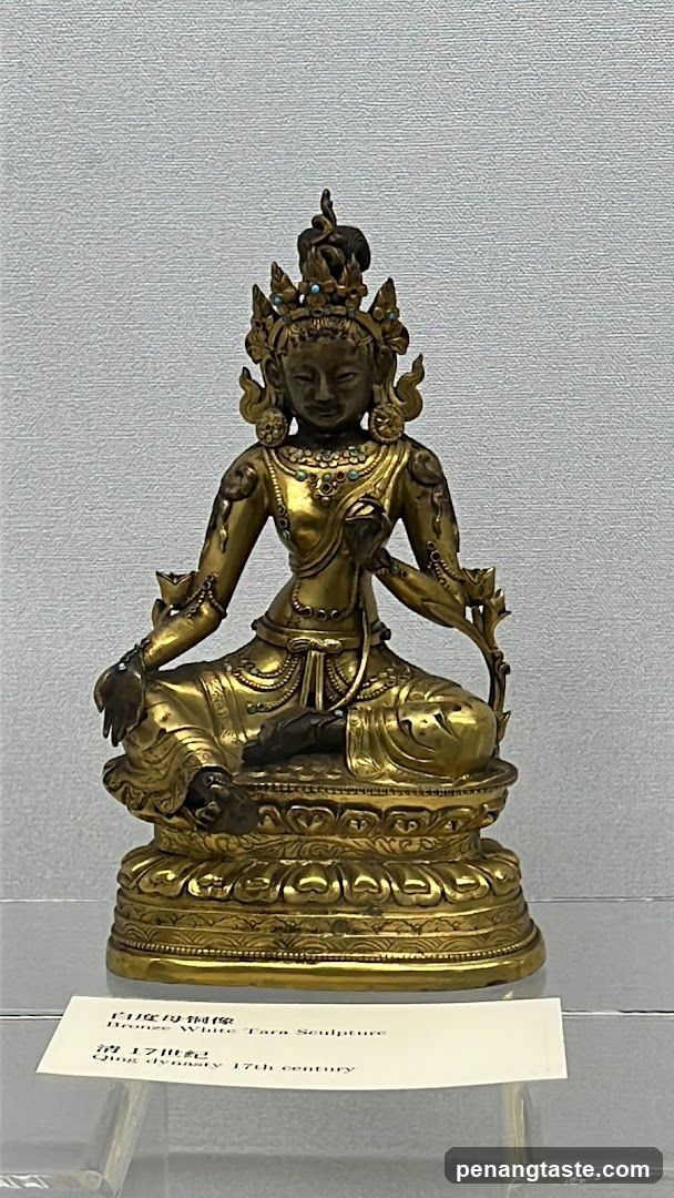 Bronze White Tara Sculpture