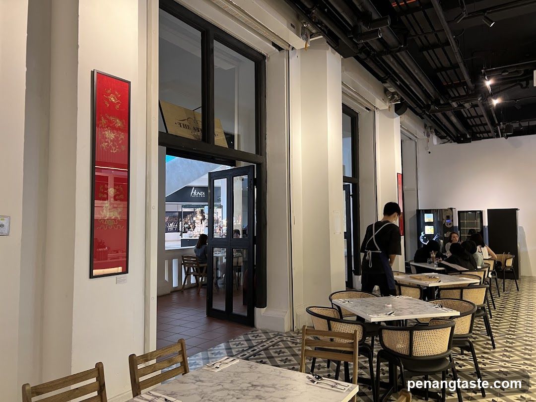 Restaurant Interior with Staff and Patrons