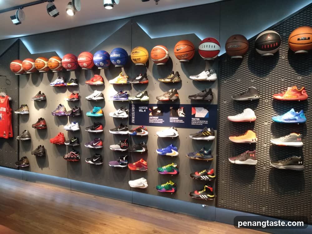 Sports Apparel and Footwear Display