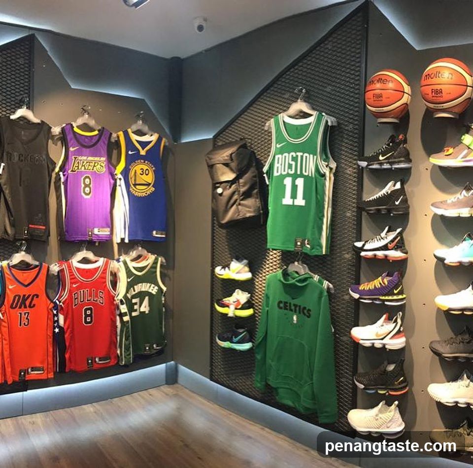 Sports Apparel and Footwear Display