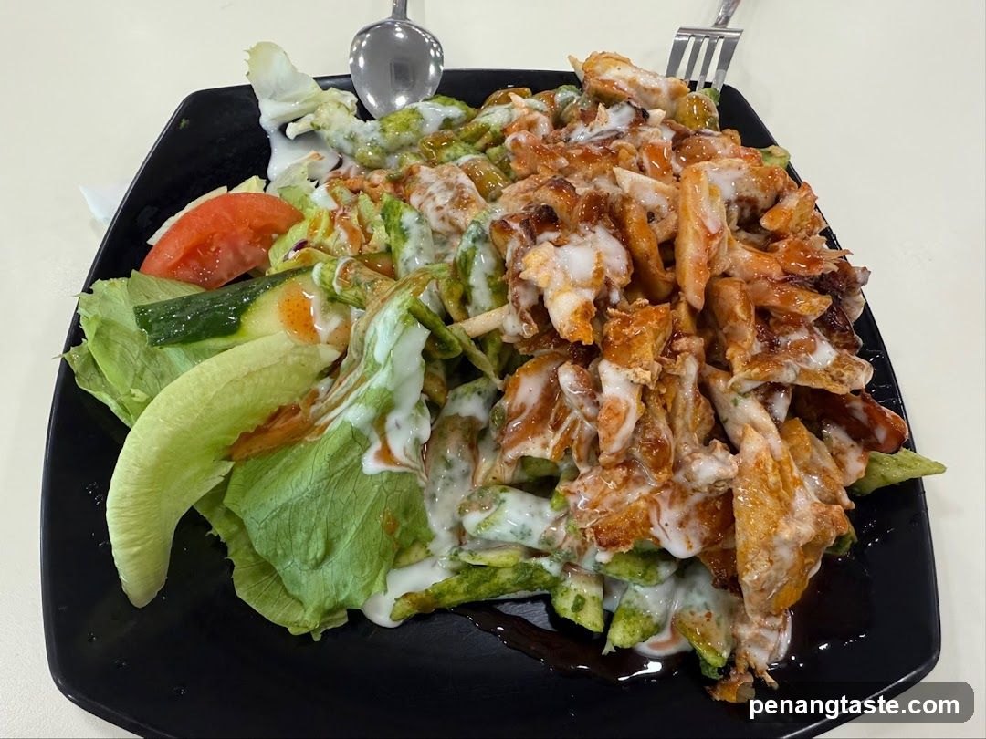 Chicken Salad with Dressing