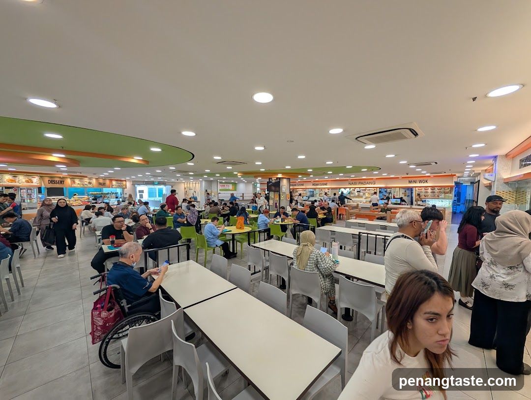 Busy Food Court Interior