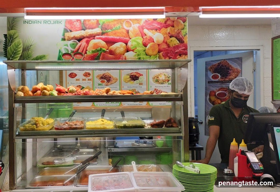 Indian Rojak Food Stall Interior